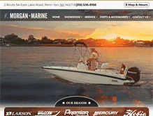 Tablet Screenshot of morganmarine.net