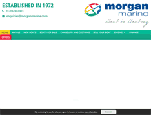 Tablet Screenshot of morganmarine.com